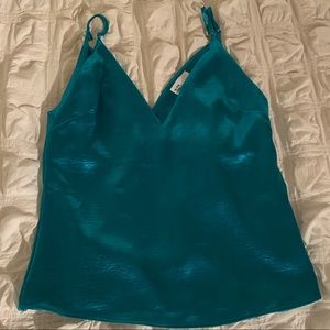 Mermaid teal shimmer tank